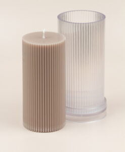 acrylic pillar candle mould 15 cm
